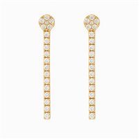 Ohrringe Idee Preziose dal 1987 Dame in Gelbgold Zircone IP.OK18G/60 - IP.OK18G/60